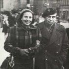 Konstanty I. Gałczyński with Natalia in Cracow, 1946